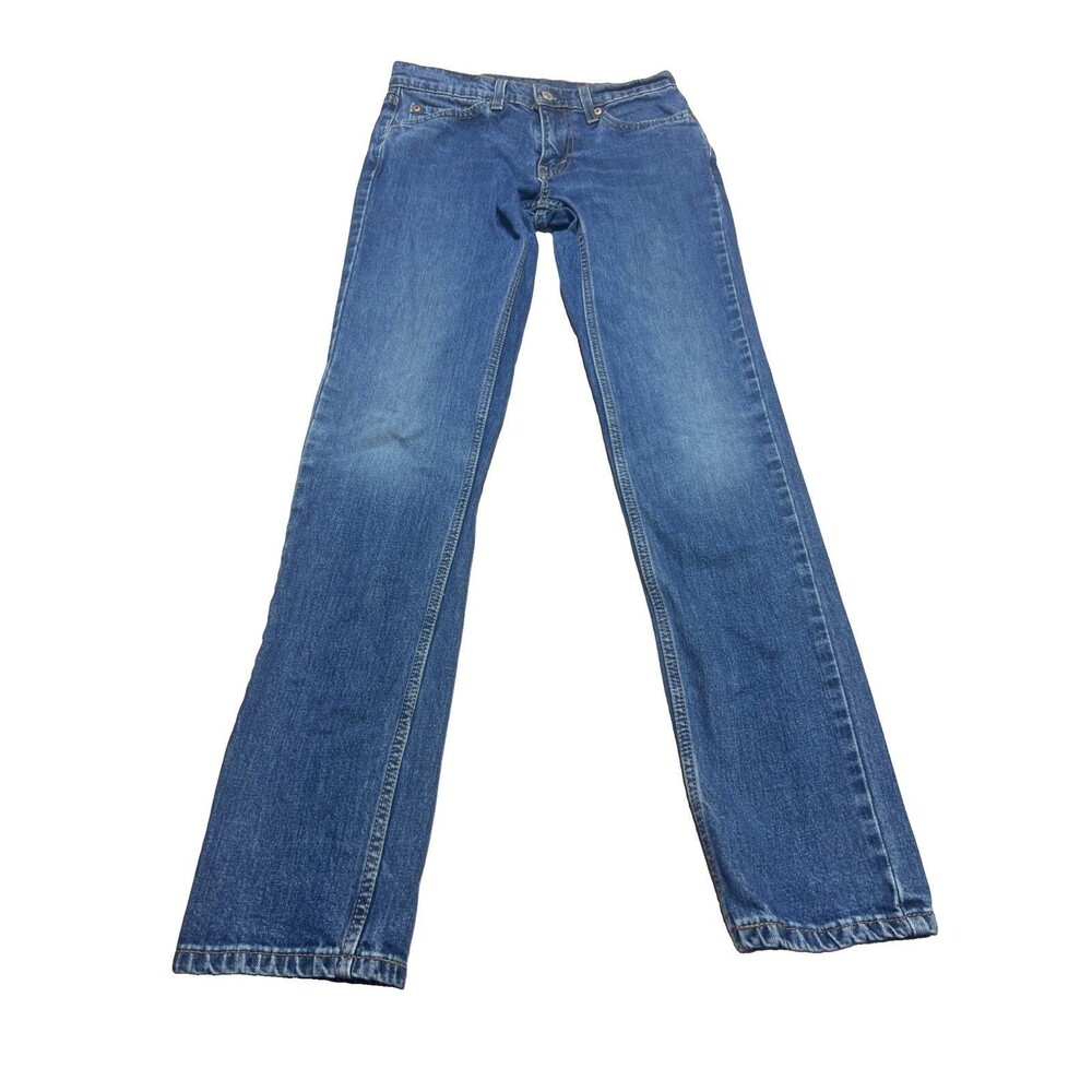 Men's Boy's Levi's 511 Denim Jeans 28/32 Straight Fit Stretch Medium Wash